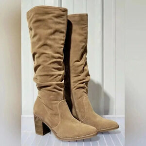Universal Thread Women's Harlan Dress Boots Tall Taupe Size 11 NEW‎